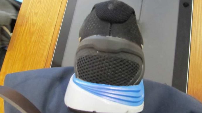 Nike LunarGlide 4- Heel View