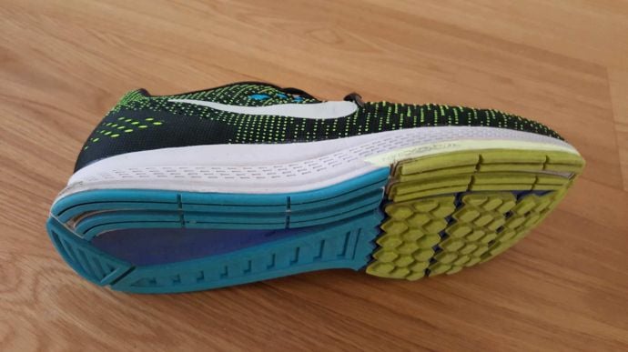 Nike Zoom Structure 19 - Sole view