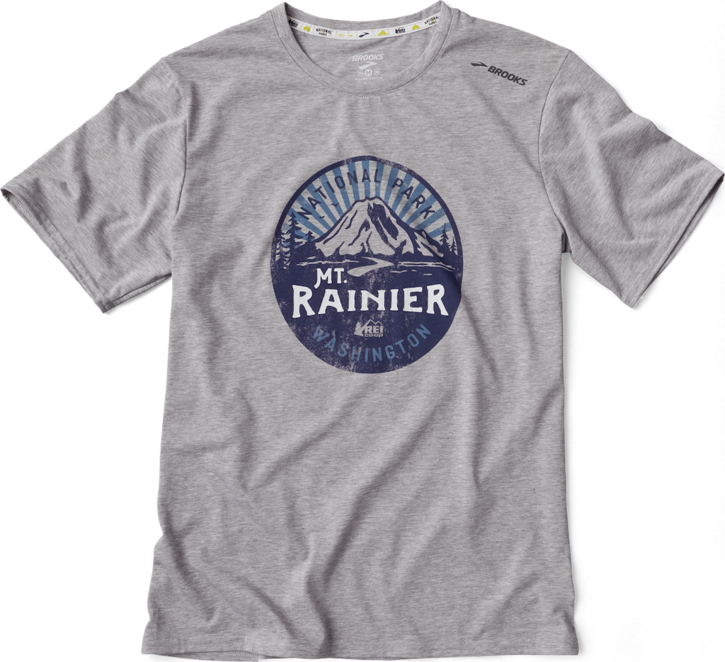 Brooks Mt. Rainier National Park Men's T-Shirt