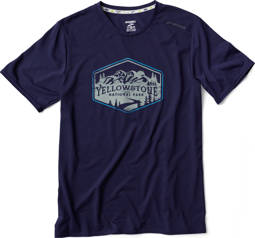 Brooks Yellowstone National Park Men's T-Shirt