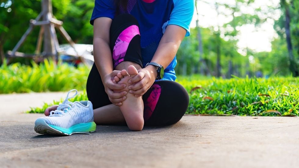 Injured runner
