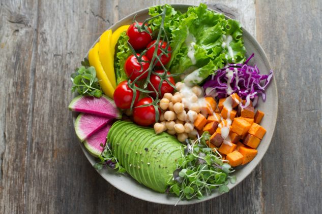 Bowl of healthy food