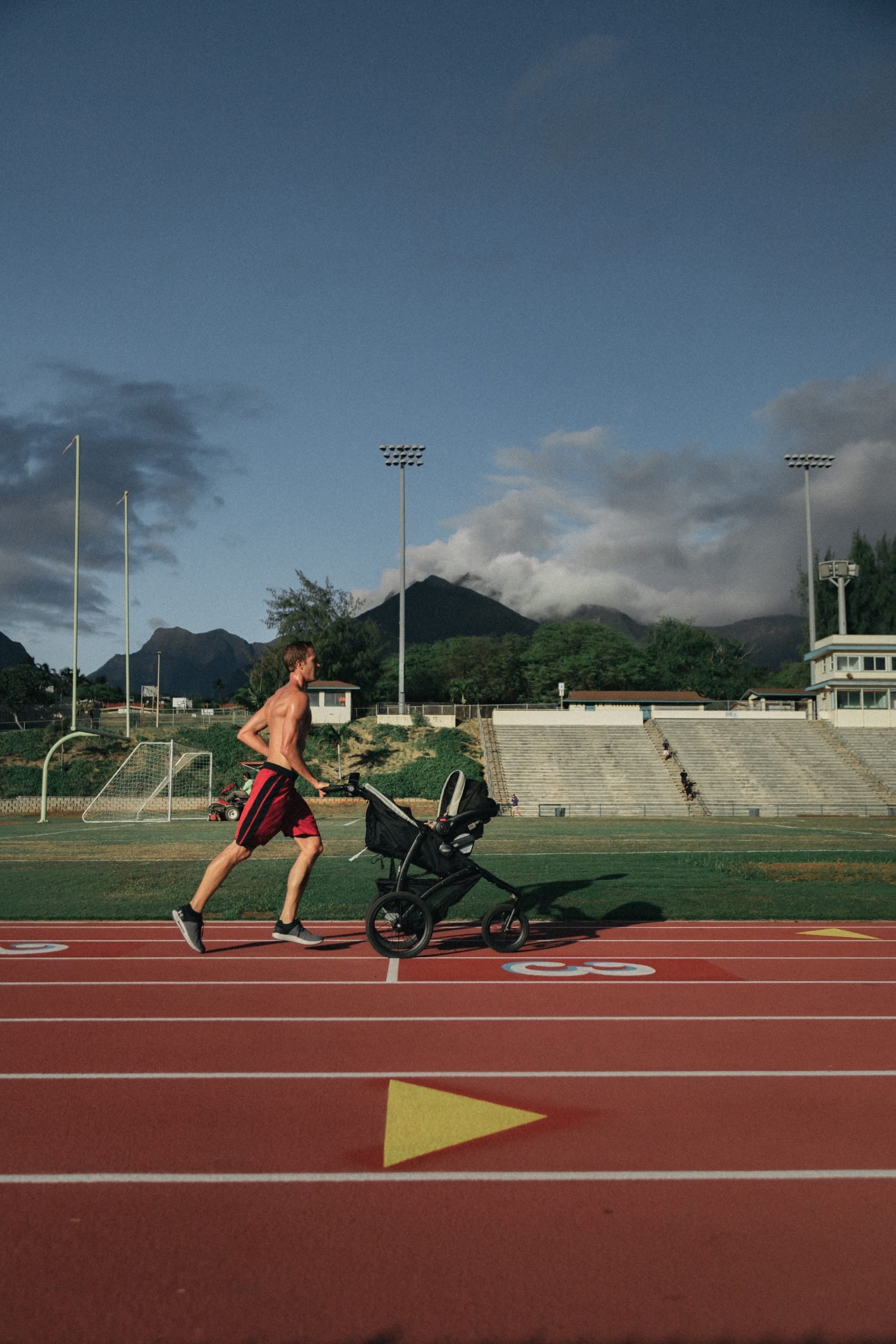 Jogging with a stroller