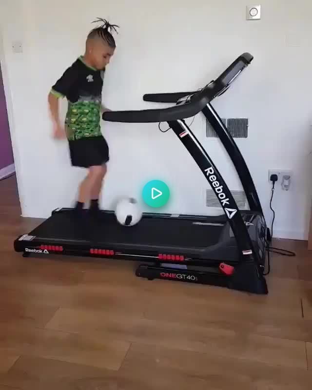 Soccerball on a treadmill