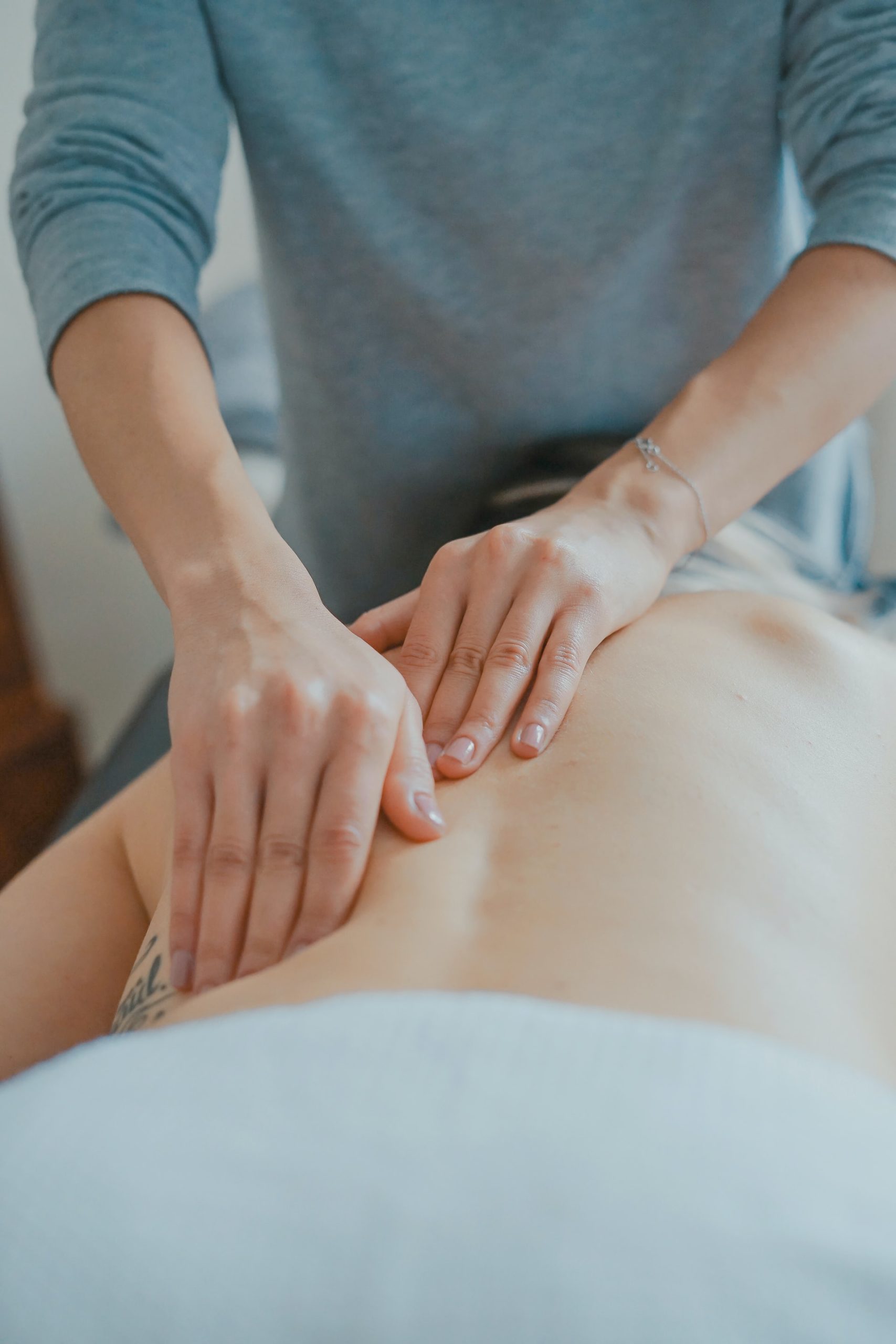 Sports massage post run