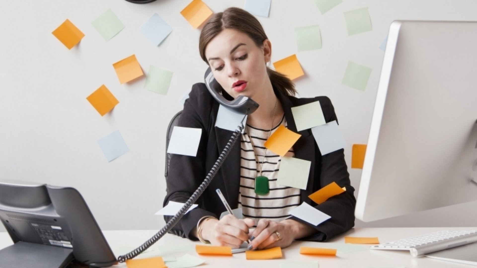 Busy person