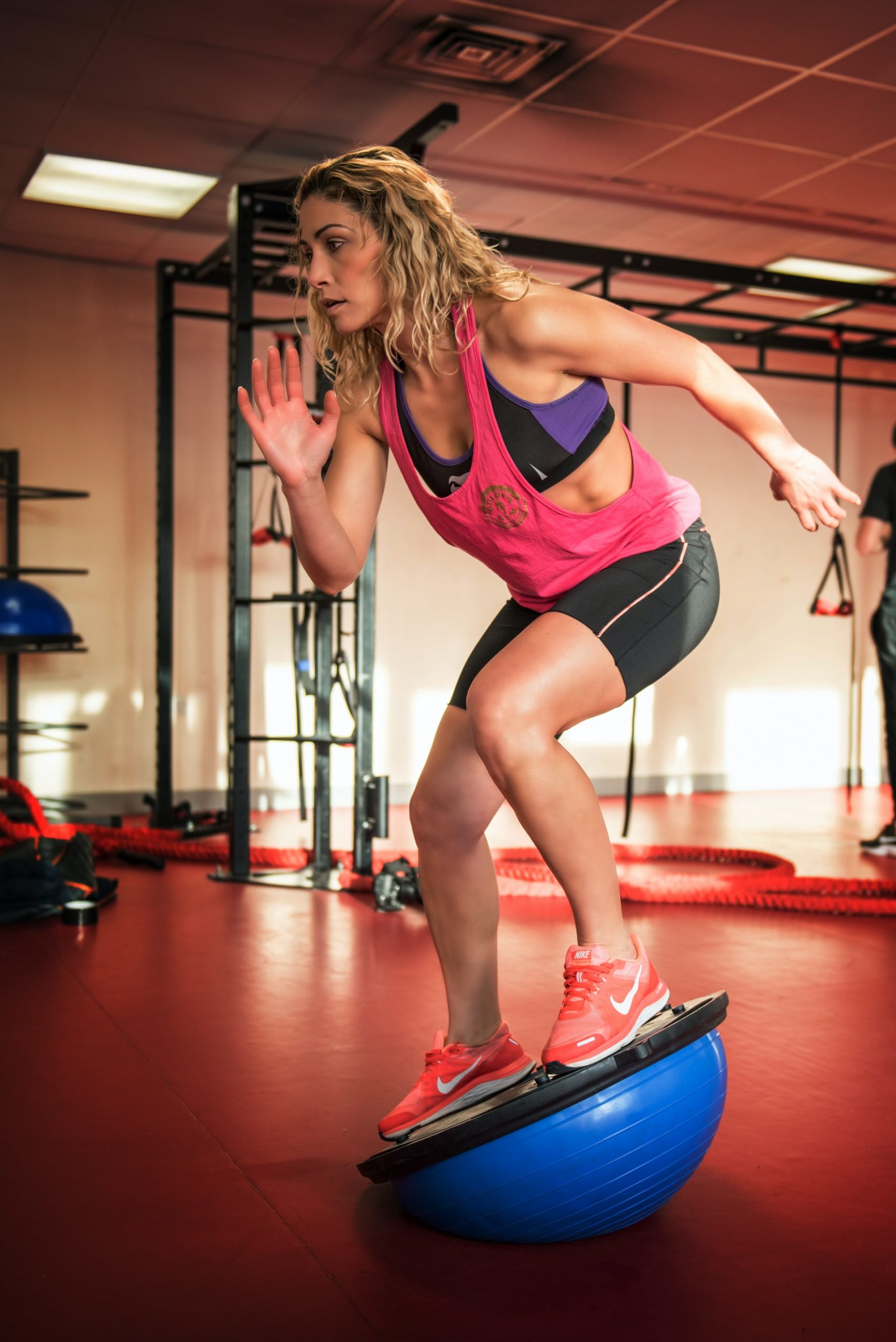 Bosu training session