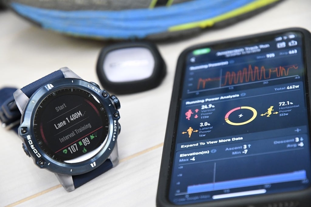 Running watch data and apps