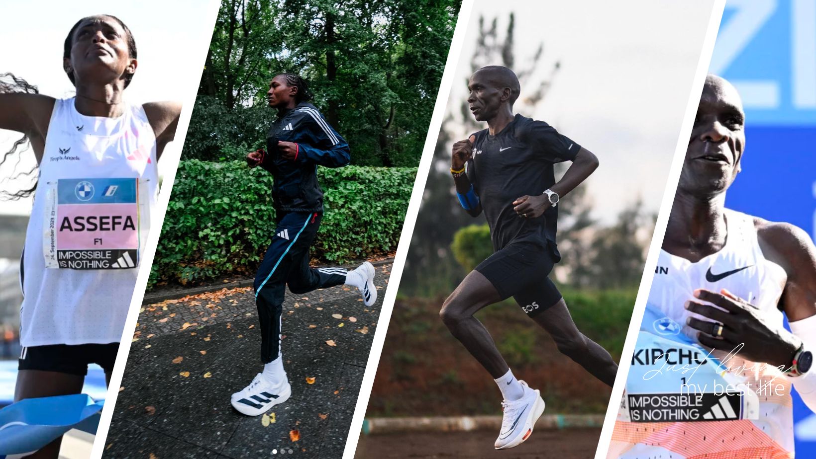 The Shoes of the Winners of the Berlin 2023 Marathon