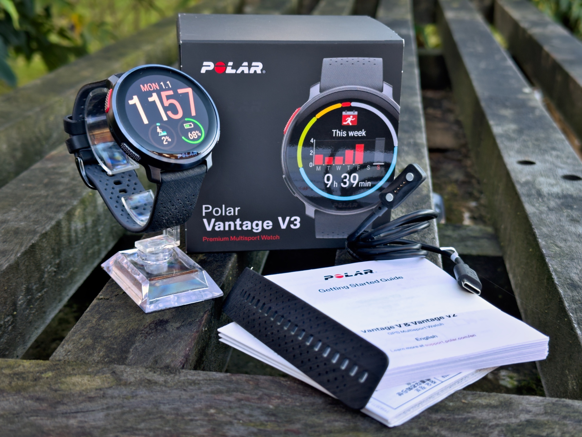 thumbnail image 2 of Case For Polar Vantage V3 Sport Watch,WUNIAK Hard PC Screen Protector 2 of 11
