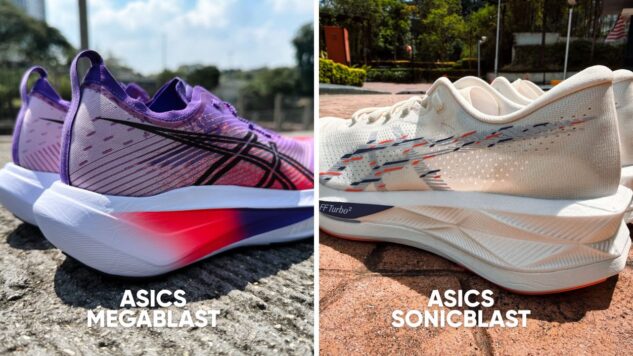 ASICS Megablast vs SonicBlast Outsole