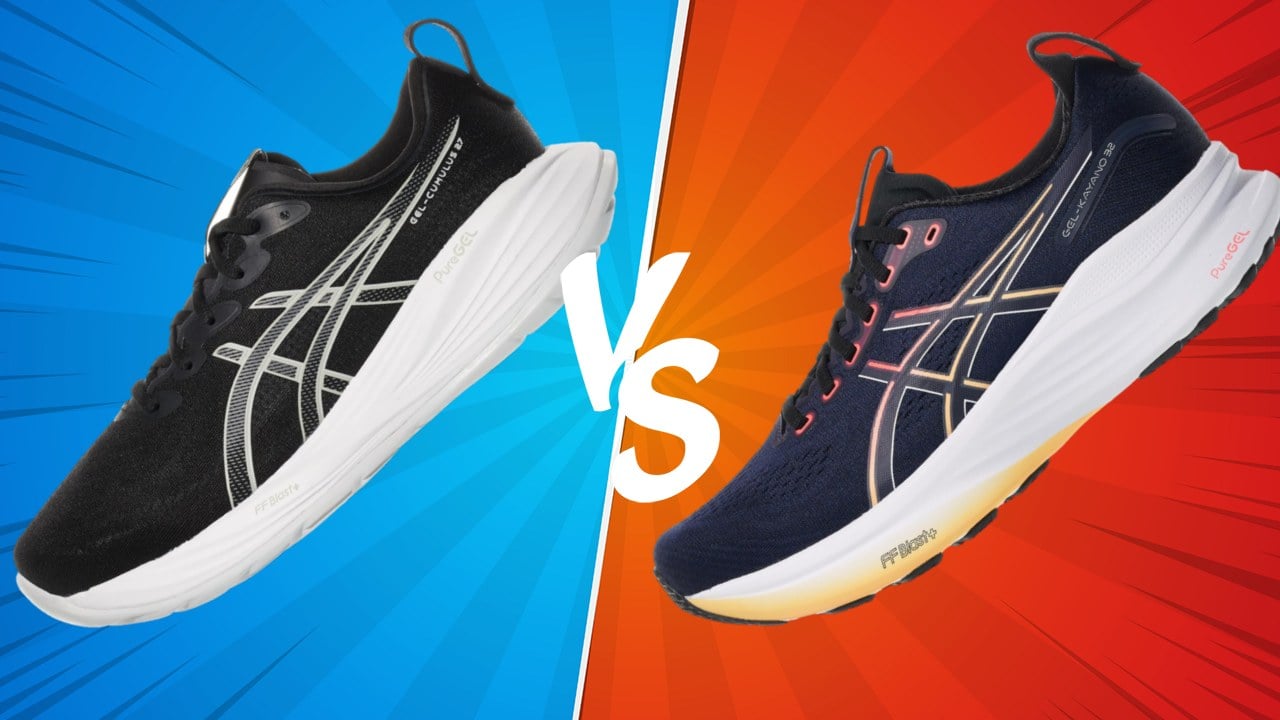 Asics Cumulus vs Asics Kayano | Running Shoes Guru